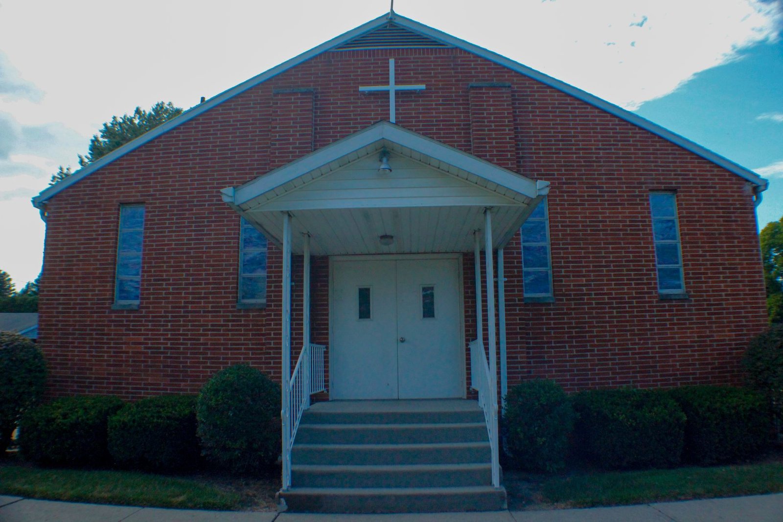 Front door of King James Bible Church