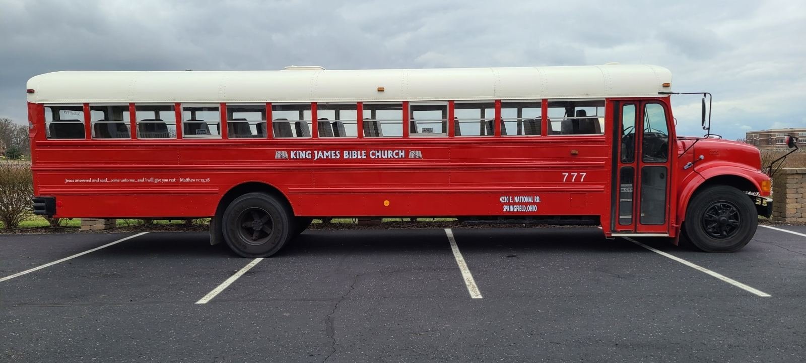 King James Bible Church bus